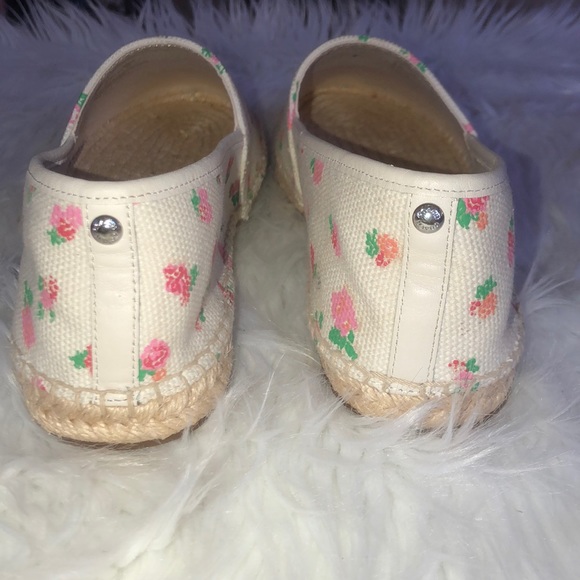 COACH floral canvas espadrilles NWT - Picture 6 of 8